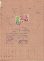 259837 / Bulgaria 1949 - 20+10+5  Leva (1948)  Revenue Fiscaux , Water Supply Plan For A Building In Sofia , Bulgarie - Other Plans