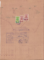 259837 / Bulgaria 1949 - 20+10+5  Leva (1948)  Revenue Fiscaux , Water Supply Plan For A Building In Sofia , Bulgarie - Autres Plans