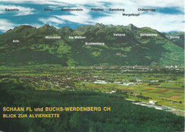 Buchs SG - Blick Gegen Schaan Und Alvierkette           Ca. 1990 - Buchs