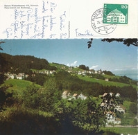 Walzenhausen -  Platz Güetli Mit Bodensee            Ca. 1970 - Walzenhausen