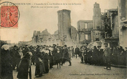 La Roche Sur Yon * Incendie De La Rue Fénélon Et Rue De Saumur , Nuit Du 9 Au 10 Janvier 1906 * Tabac Tabacs - La Roche Sur Yon