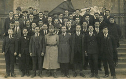 La Roche Sur Yon * Carte Photo 1921 * Anciens Combattants * Photographe G. Fillodeau - La Roche Sur Yon