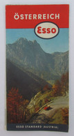 AUSTRIA - ESSO STANDARD, VINTAGE ROAD AUTO MAP, AUTOKARTE - Cartes Routières