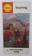 CENTRAL AND NORTHERN SCOTLAND - SHELL TOURING, VINTAGE ROAD AUTO MAP, AUTOKARTE - Cartes Routières