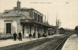 Bayeux * La Gare * Les Quais * Ligne Chemin De Fer Du Calvados * Cheminots - Bayeux