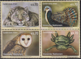 UN - Vienna 749-752 Block Of Four (complete Issue) Unmounted Mint / Never Hinged 2012 Animals - Ungebraucht