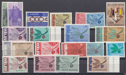 Europa/Cept: 17 Versch. Ausgaben Aus 1965, Alle Komplett, ** - Collections (without Album)