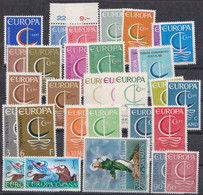 Europa/Cept: 17 Versch. Ausgaben Aus 1966, Alle Komplett, ** - Collections (without Album)