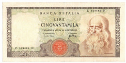 Italia - 50.000 Lire 1967 Leonardo     ----- - 50000 Lire