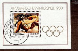 DDR Block 057 Olympische Winterspiele  Used Gestempelt TS - 1971-1980