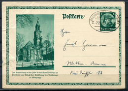 German Empires1933 GS  II.Wahl Mi.Nr.P248 Mit Bahnpoststempel "Oberhausen-Zug 2229 "1 GS Used - Briefe U. Dokumente
