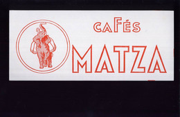 B335 - BUVARD -  CAFES  MATZA  - - Café & Thé