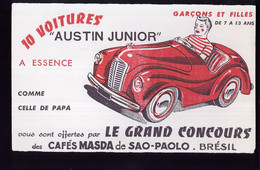 B337 - BUVARD -  CAFES MASDA De SAO-PAOLO - BRESIL  -  AUSTIN JUNIOR - Café & Thé