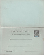 SOUDAN ENTIER POSTAL/GANZSACHE/POSTAL STATIONARY CARTE AVEC REPONSE - Lettres & Documents