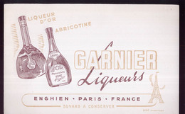 B059 -  BUVARD - LIQUEUR D'OR ABRICOTINE - GARNIER - Drank & Bier