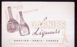 B059 -  BUVARD - LIQUEUR D'OR ABRICOTINE - GARNIER - Liqueur & Bière
