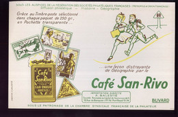 B376 - BUVARD -  CAFE SAN-RIVO - A. Balestié  18 Rue Du Banquier PARIS 13e - Café & Thé