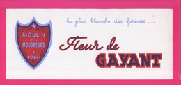 B717 - BUVARD  - FLEUR DE GAYANT - MOULIN DES MOUDREURS  - DOUAI - Alimentaire