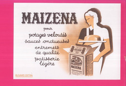 B736 - BUVARD  - MAIZENA   Pour Potages Veloutés - Alimentaire