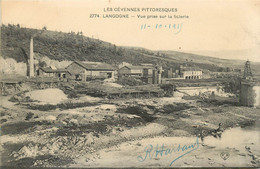 LANGOGNE VUE PRISE SUR LA SCIERIE - Langogne