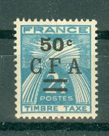 REUNION - TIMBRES-TAXE  N° 37** MNH LUXE SCAN DU VERSO - Impuestos