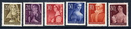 HUNGARY 1944 Famous Women MNH / **.  Michel 754-59 - Unused Stamps