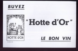 B885 - BUVARD  - Buvez HOTTE D'OR  Le Bon Vin - Licores & Cervezas