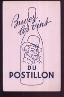 B898 - BUVARD  - BUVEZ LES VINS DU POSTILLON - Liqueur & Bière