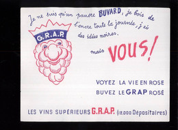 B906 - BUVARD  -   VINS SUPERIEURS  G.R.A.P.   12000 Dépositaires - Liqueur & Bière