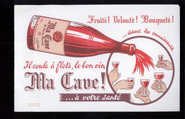 B935 - BUVARD  -   Il Coule à Flots, Le Bon Vin  MA CAVE - Liquor & Beer