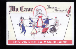 B936 - BUVARD  -   MA CAVE   Les Vins De La Marjolaine - Liqueur & Bière