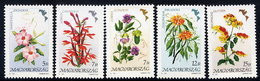 HUNGARY 1991 Flowers Of The Americas MNH / **  Michel 4125-29 - Nuevos