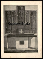 ALTE POSTKARTE PLETTENBERG MARIEN-ALTAR LAURENTIUS KIRCHE BILDHAUER BERNHARD GOHLA FOTO ANNI BORGAS SAUERLAND - Plettenberg