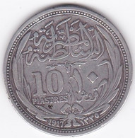 Egypte. 10 Piastres AH 1335 – 1917. Sultan Hussein Kamil. En Argent  .KM# 319 - Egypt