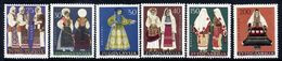 YUGOSLAVIA 1964 National Costumes  MNH / **.  Michel 1085-90 - Unused Stamps