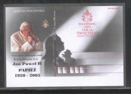 AUTUMN SALE POLAND 2005 POPE JPII LESZNO FUNERAL DAY WITH CANCELS!!!!! RELIGION CHRISTIANITY - Covers & Documents