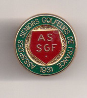 REF Mon1 : Pin's Pin Golf Association Seniors Golfeurs De France Drago - Golf