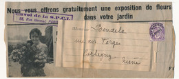 FRANCE - 10c Blanc Préoblitéré Sur Document Bande De Journal - Publicité S.P.C.I. Paris - 1893-1947