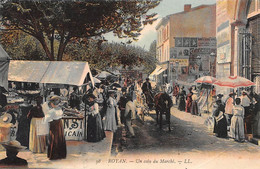 Royan        17           Un Coin Du Marché . Colorisée.   LL 98             (voir Scan) - Royan