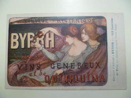 Carte Postale Ancienne Publicitaire BYRRH Concours D'affiches 5ème Prix / Louis RIDEL - Werbepostkarten
