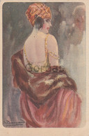 Illustrateur S. Bompard - Mode - Fashion - Hat - Italy - Bompard, S.