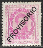 Portugal – 1892 King Luiz Surcharged PROVISÓRIO 20 Réis Mint Stamp - Other & Unclassified