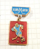 ICE HOCKEY CLUB KHIMIK VOSKRESENSK (Russia, Soviet Union USSR SSSR) Vintage Pin Badge - Winter Sports