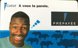 CONGO  -  Prepaid  - Celtel - A Vous La Parole  - Brillant - Congo