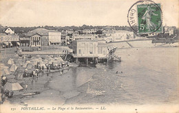 Royan         17          La Plage Et La Restauration    LL 130      (voir Scan) - Royan