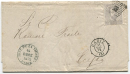 1872. Sobrescrito De Cádiz A Écija, Con Llegada - Storia Postale