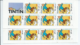 [45] Variété : N° BC3305 Tintin Pull Bleu-vert Au Lieu De Bleu + Normal ** - Libretti