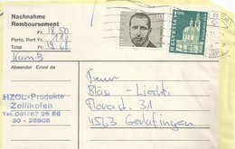NN Paketadresse  Bern - Gerlafingen  (Rollstempel)           1971 - Covers & Documents