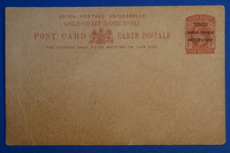 L11 TOGO OCCUP. FRANCE BELLE CARTE.1916 NON VOYAGEE - Lettres & Documents