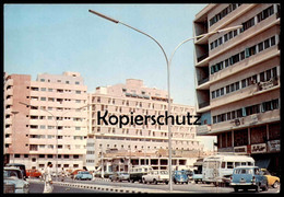 ÄLTERE POSTKARTE JEDDAH KING ABDULAZIZ STREET Bus Mercedes Car Cars Saudi Arabia Postcard Ansichtskarte AK Cpa - Saudi Arabia